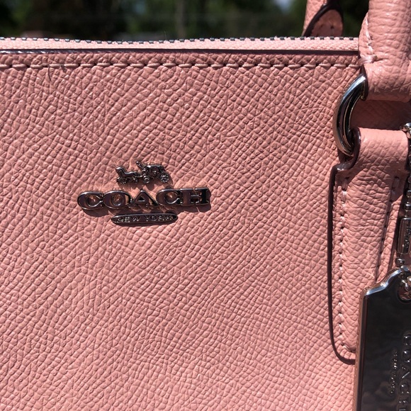 SOLD Coach Mini Surrey Pink - Picture 3 of 9